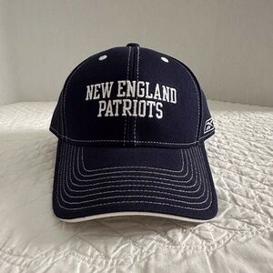NWT Vintage Reebok NFL New England Patriots Contrast Stitch Hat Baseball Cap